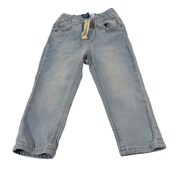 Old Navy Other - Old Navy Drawstring Baby Unisex Jeans 18-24M